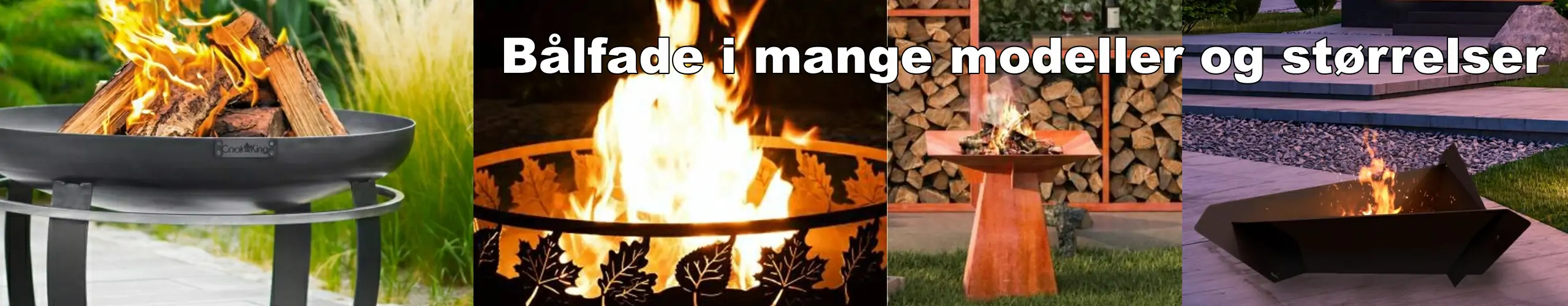 B&aring;lfade i mange modeller og st&oslash;rresler