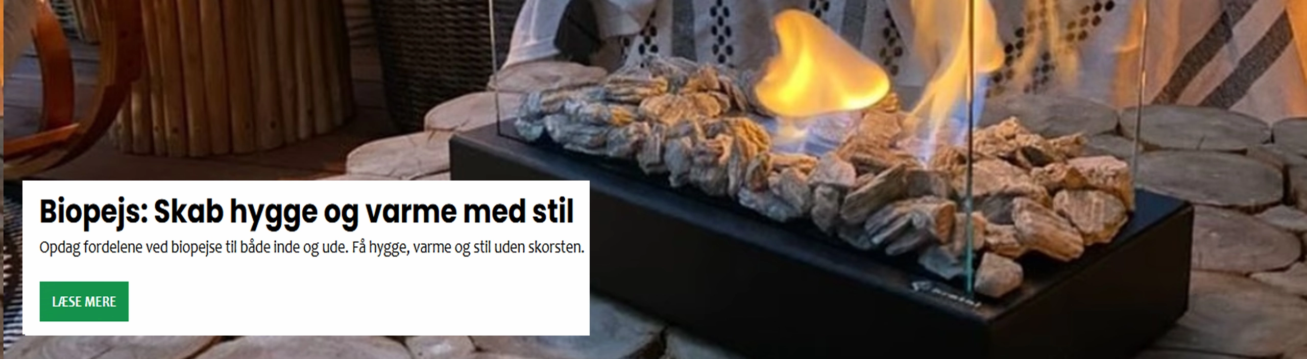 Biopejs: Skab hygge og varme med stil