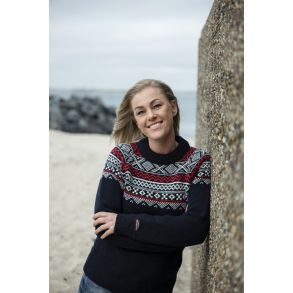 Norsk sweater dame - Navy