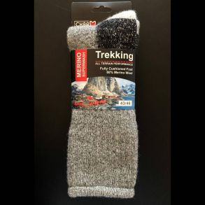 Ragsokker af 85% merinould koksgr