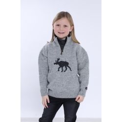 Norsk sweater Elg motiv barn