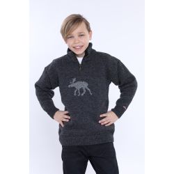 Norsk sweater Elg motiv barn