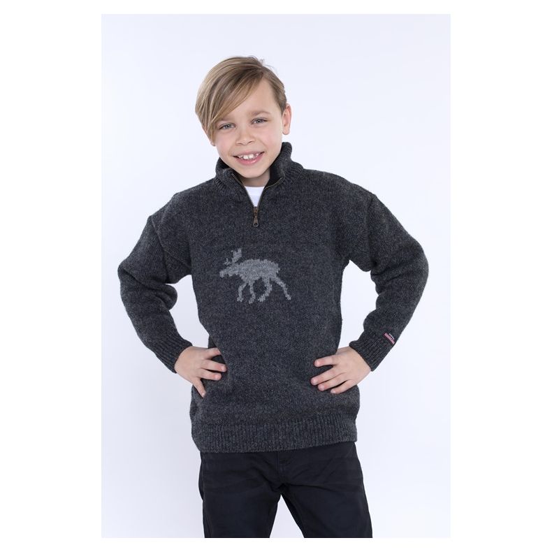 Norsk sweater Elg motiv barn