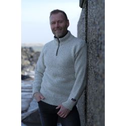 NANSEN strikketrje rhvid/lysgr