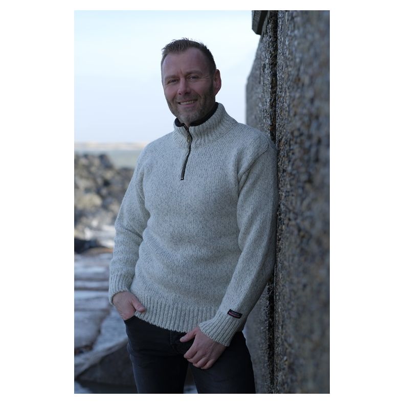 NANSEN strikketrje rhvid/lysgr