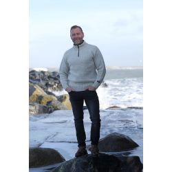 NANSEN strikketrje rhvid/lysgr