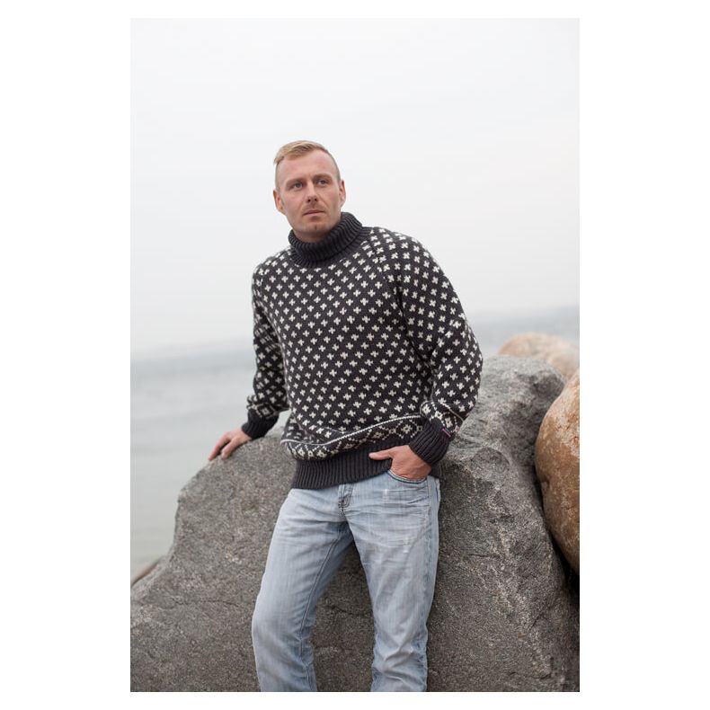 Islandsk sweater mocca