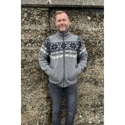 Islandsk sweater cardigan