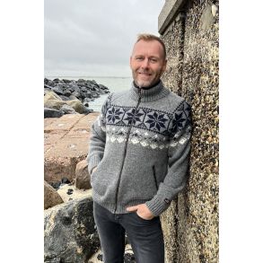 Islandsk sweater cardigan