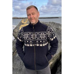 Islandsk sweater cardigan