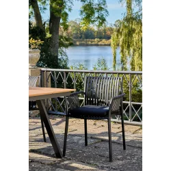 Tulsa Havestol Sort (2 stk)