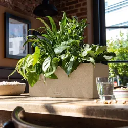 LECHUZA BALCONERA Stone Sandbrun