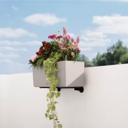 Altankasseholder til v�g hvid