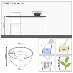  CUBETO Stone stonegray