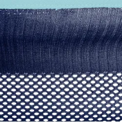 Navy/Turkis - Mesh letv�gts polyester h�ngek�je p� stativ - dobbelt