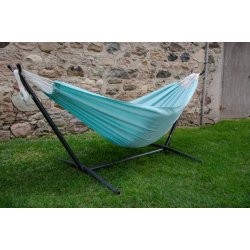 Aqua - Polyester hngekje p stativ - dobbelt