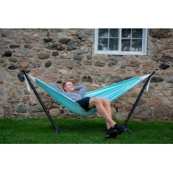 Aqua - Polyester hngekje p stativ - dobbelt