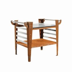 Bord til brndefyret pizzaovn - Baso - rustfarvet