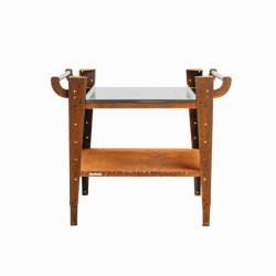 Bord til brndefyret pizzaovn - Baso - rustfarvet