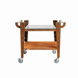 Bord til brndefyret pizzaovn - Baso - rustfarvet