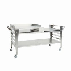 Bord til brndefyret pizzaovn - Baso XL - rustfri stl