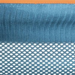 Blue/orange - Mesh letvgts polyester hngekje p stativ - dobbelt