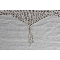 Natur hvid - Bomuldshngekje Brasiliansk stil - Dobbelt