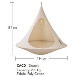 Cacoon Double - Hngekje - Bonfire Red