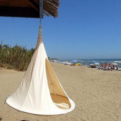 Cacoon Single - Hngekje - Natur hvid