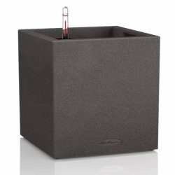 LECHUZA CANTO Stone low - graphite black