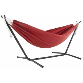 Crimson - Sunbrella hngekje p stativ - dobbelt