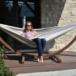 Dove - Sunbrella hngekje p trstativ - dobbelt