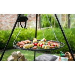 Grillstativ (treben) 180 cm rustfristlrist og kdespil