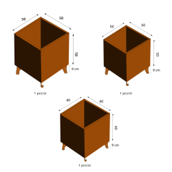 Plantekrukke Fat Ballerina - 3 st