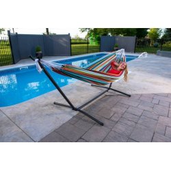 Konfetti - Sunbrella hngekje p stativ - dobbelt