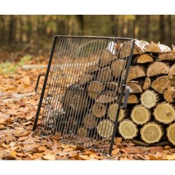 Kvadratisk grill-rist i stl med 2 hndtag