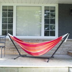 Mimosa - Bomulds hngekje p stativ - dobbelt