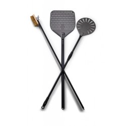 Pizzast med Brste, Spade og vendespade (100 cm)