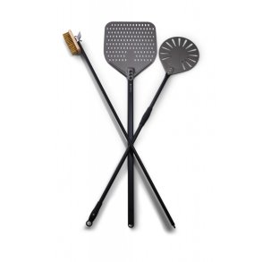 Pizzast med Brste, Spade og vendespade (100 cm)