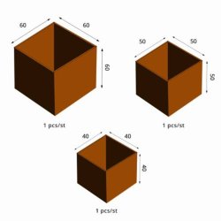 Plantekrukke CLARA L - 3 st