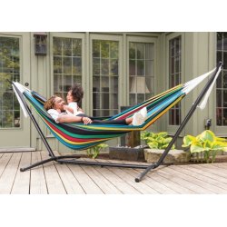 Rio night - Bomulds hngekje p stativ - dobbelt