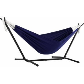 Royal blue - Polyester hngekje p stativ - dobbelt