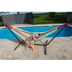 Salsa - Bomulds hngekje p stativ - dobbelt