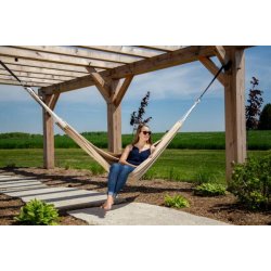 Sand - Brasiliansk sunbrella hngekje - dobbelt