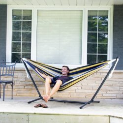 Serenity - Bomulds hngekje p stativ - dobbelt