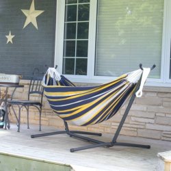 Serenity - Bomulds hngekje p stativ - dobbelt