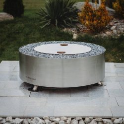 Stort blfad LUNA SILVER