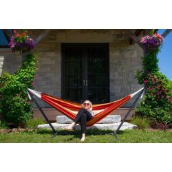 Sunset - Sunbrella hngekje p stativ - dobbelt