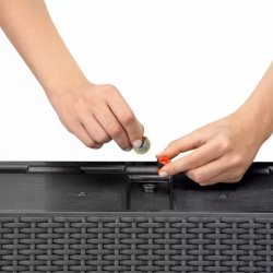 LECHUZA TRIO Cottage - graphite black