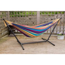 Tropical - Bomulds hngekje p stativ - dobbelt